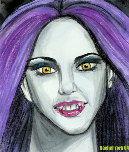 Vampire Girl by MercyfulQueenDiamond