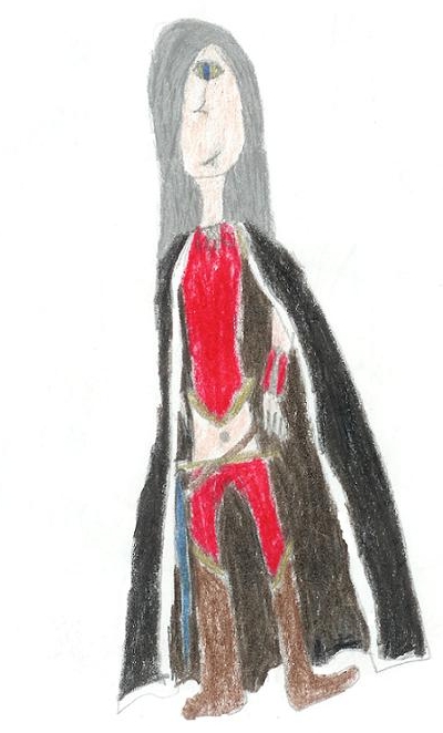 Suido wearing Cloak by Merryk_Gavyn