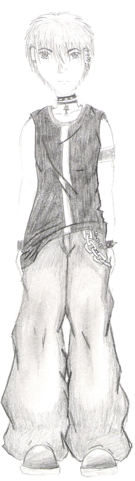 First Drawn Character for my Novel by MessangeroftheFallen
