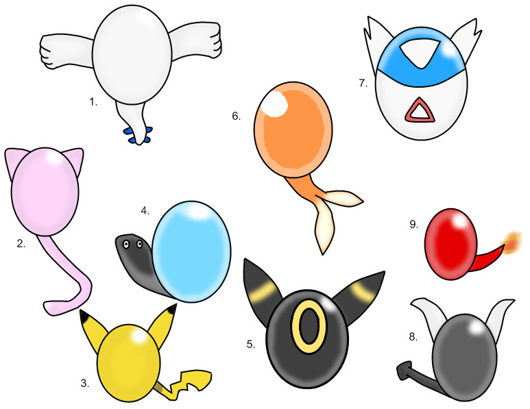 Pokemon egg adoption!!~closed~ by MetaKnight56