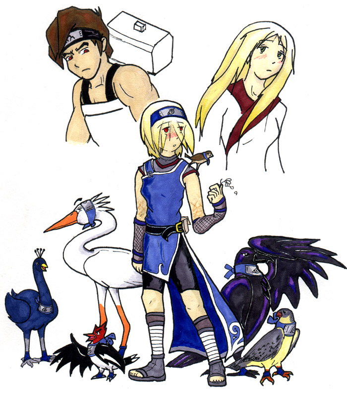 Ijou - Family & Bird Summons by Metal_Overlord
