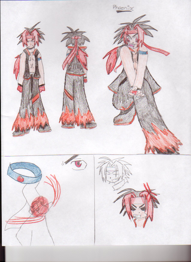 Phoenix, OC of Saiyuki ( xbox_gamer ) by Metalbeast