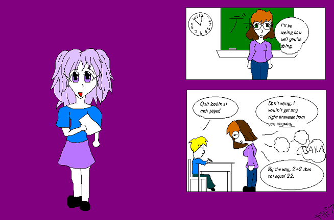 School life (comic 3) by Methehedgehog