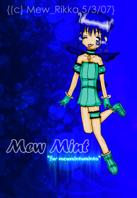 Mew Mint *request for mewmintominto* by Mew_Rikka