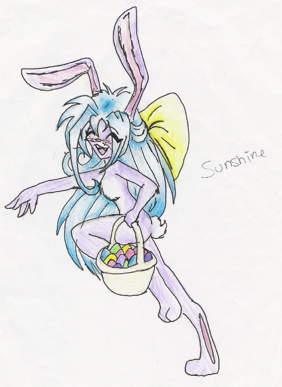 Easter Bunnie by Mewtwo_Luver