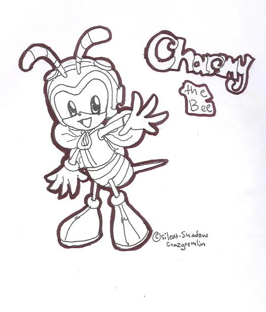 Charmy coloring page by Mewtwo_Luver