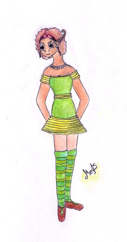 "Green girl" by Mey15