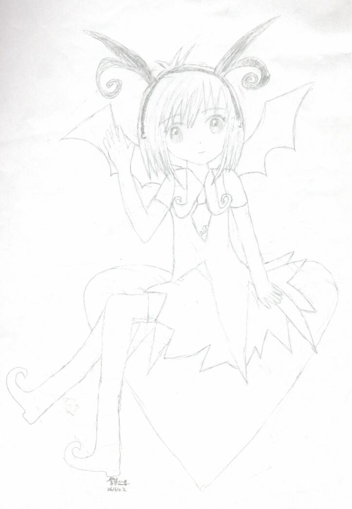 Sakura-chan in a devil costume ^-~ by MiDnIGhT_sKy