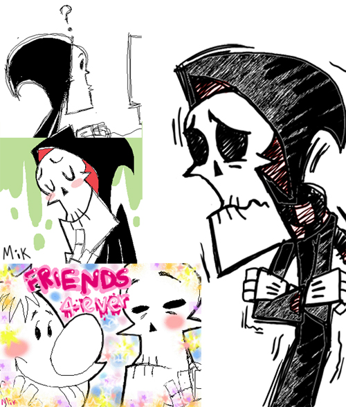 Grim doodles by MiKmix