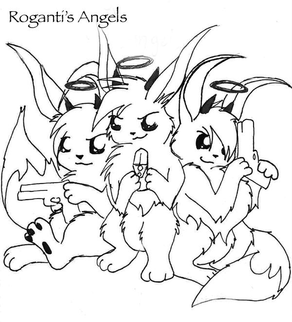 Roganti's Angels (Eevee Style) by Miaki_Mithra