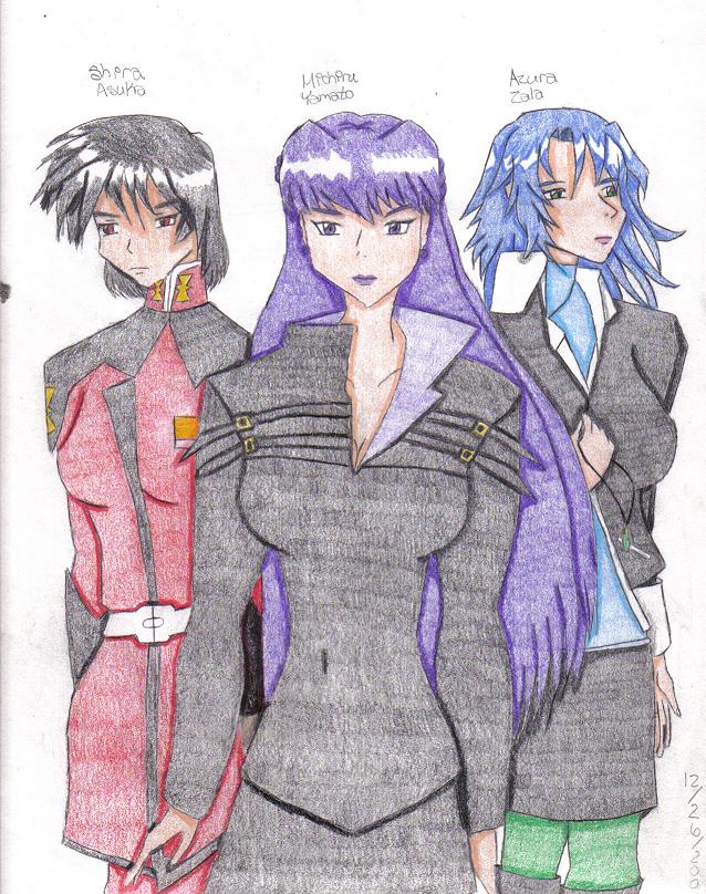 The 3 Destiny Girls by MichiruYamato