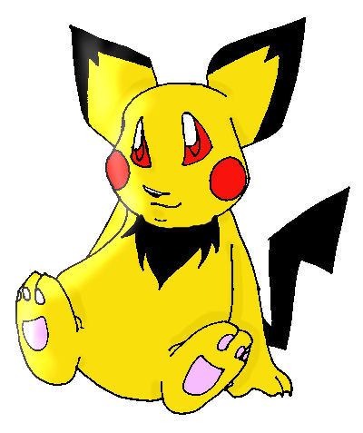 Pichu Colored by MidnightSummersDream