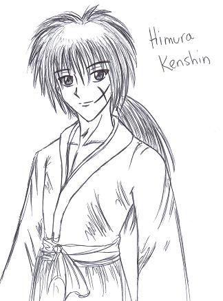 Kenshin sketch by Midnight_Chaos