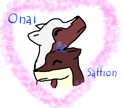Saffron &amp; Onai - gift for sword_dragon by Midniterocks