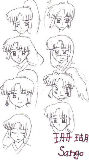 The Many Faces of Sango by Midori
