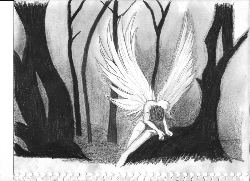 Sorrow of an angel by MightyJayeff