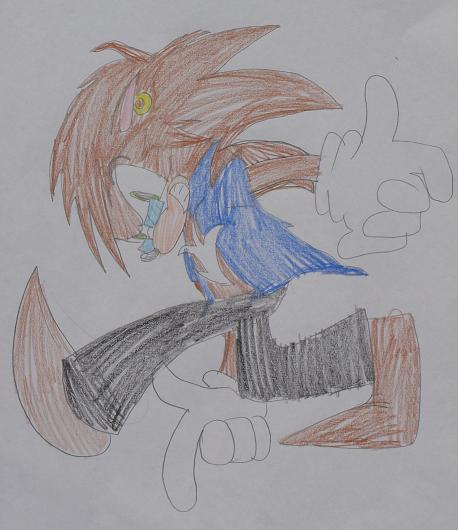Aaron, Sonic Adventure style by Mightyboy7