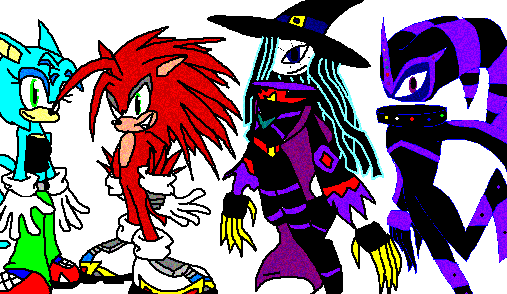 For Shadow_the_Hedgehog and NiGHTMARE_GAL by Mightyboy7