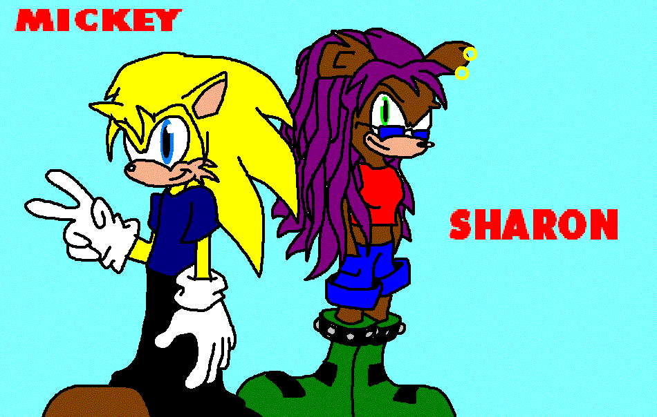 Mickey and Sharon: Suggestion from Master_Tails by Mightyboy7