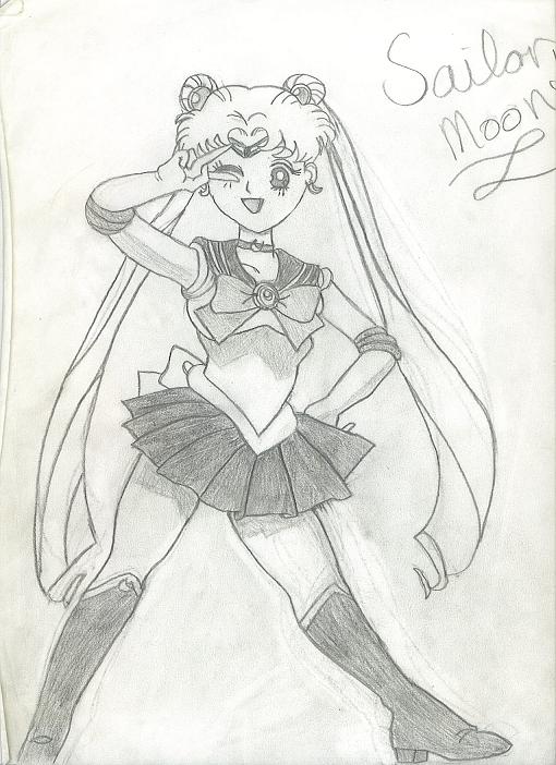 Sailor moon strikes a pose by Mika167