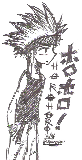 Horo-Horokeu Pen Sketch! by MikeHorokeu
