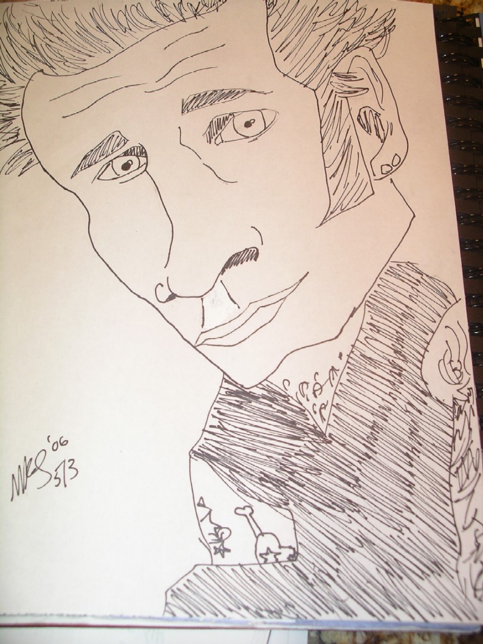 Mike Dirnt Caricature by Mike_Dirnt_Obsessed