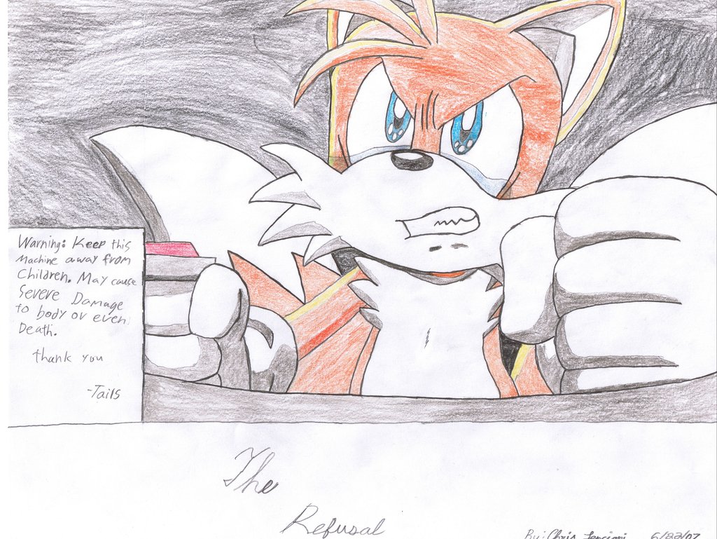 Tails's Refusal by MilesTailsPrower3