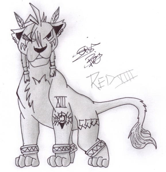 Red XIII by MilesTails_Prower
