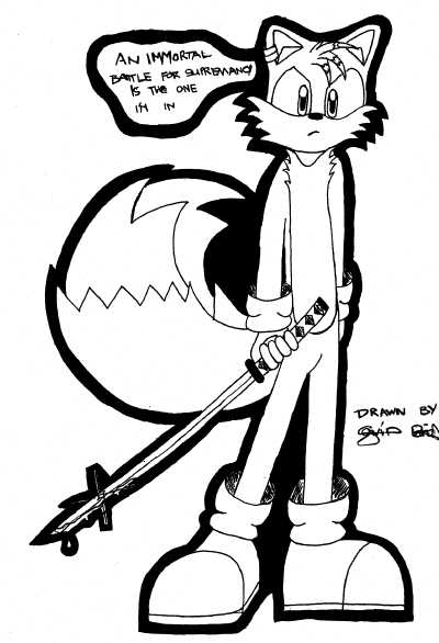 Tails's evil twin by MilesTails_Prower