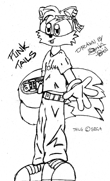 Punk Tails ~request from Revenge_the_hedgehog~ by MilesTails_Prower