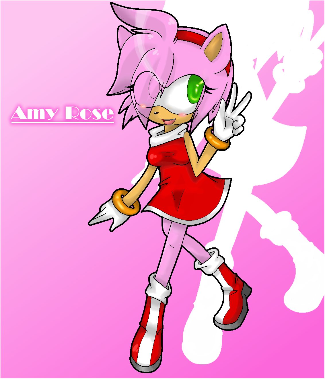 Amy Rose by Milesprower_Fox