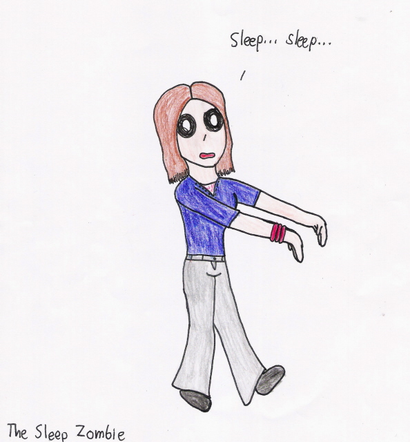 Sleep Zombie by MinaTheDestroyer