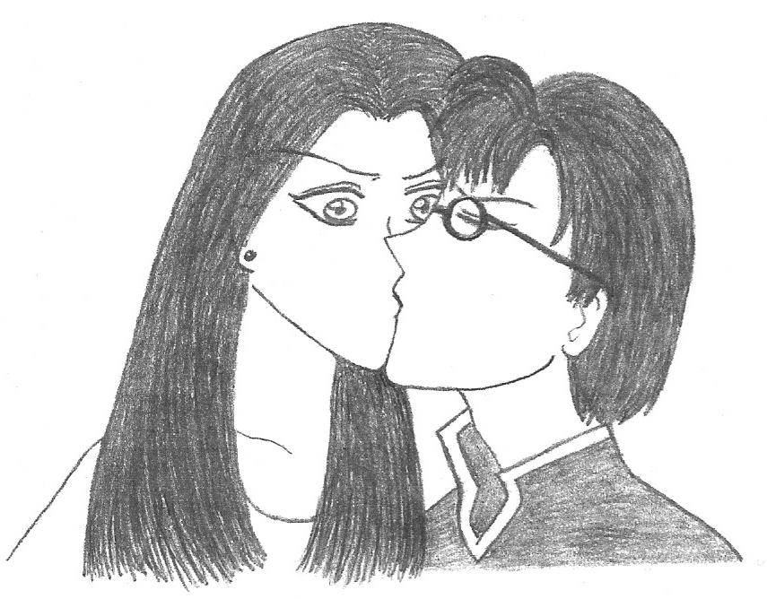 A kiss (Lily and James) by Mina_chan