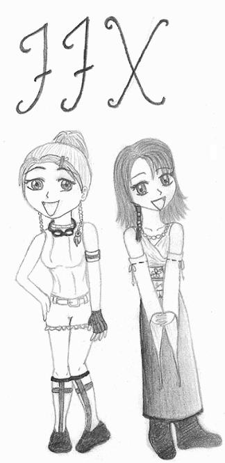 ~*Rikku and Yuna*~ by Mina_chan