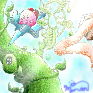 Kirby Air Ride: Beanstalk Park by Minon