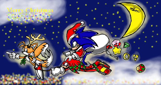 Sonic Santa's Christmas by Minon