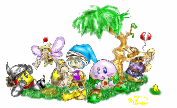 Kirby Fantasy: Star Chronicles by Minon