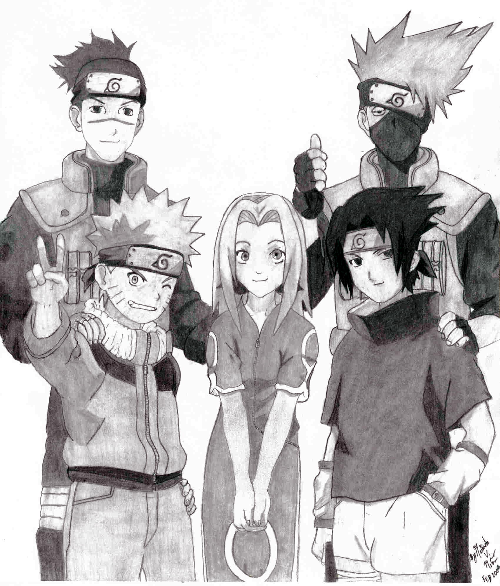 Naruto Group by MirMir