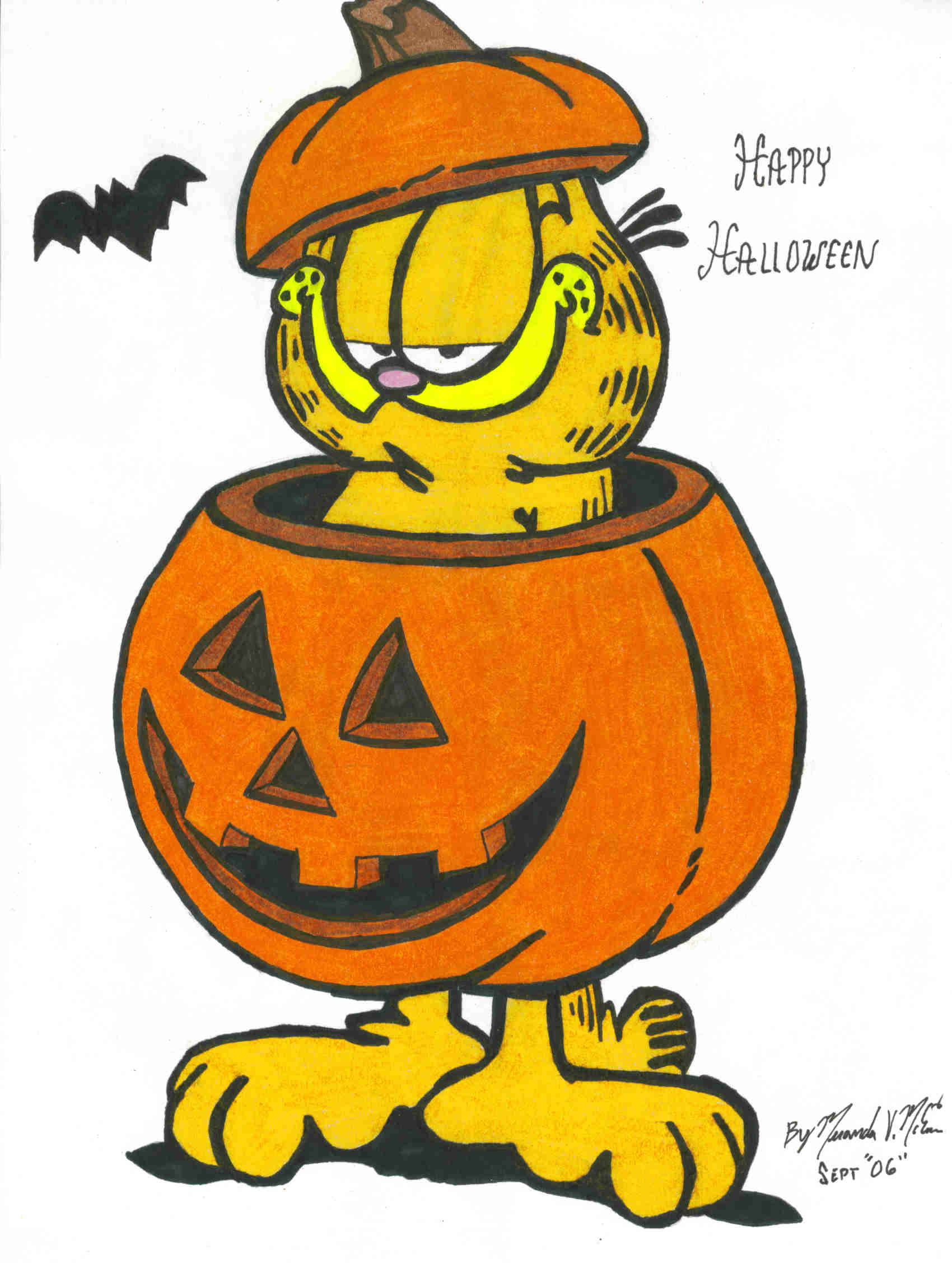 Garfield Halloween by MirMir