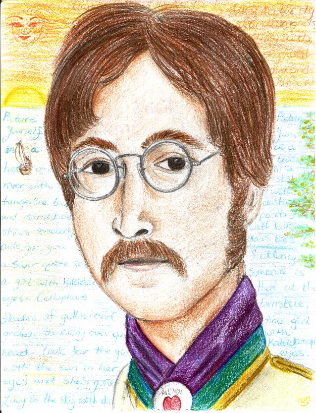 John Lennon (Lucy in the Sky) by Miralynne