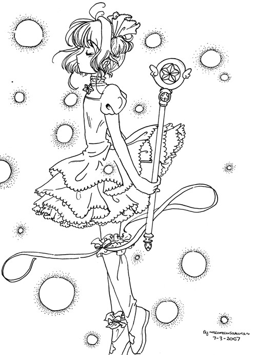 Cardcaptor Sakura in 'Purachina' outfit by Mirei-chan