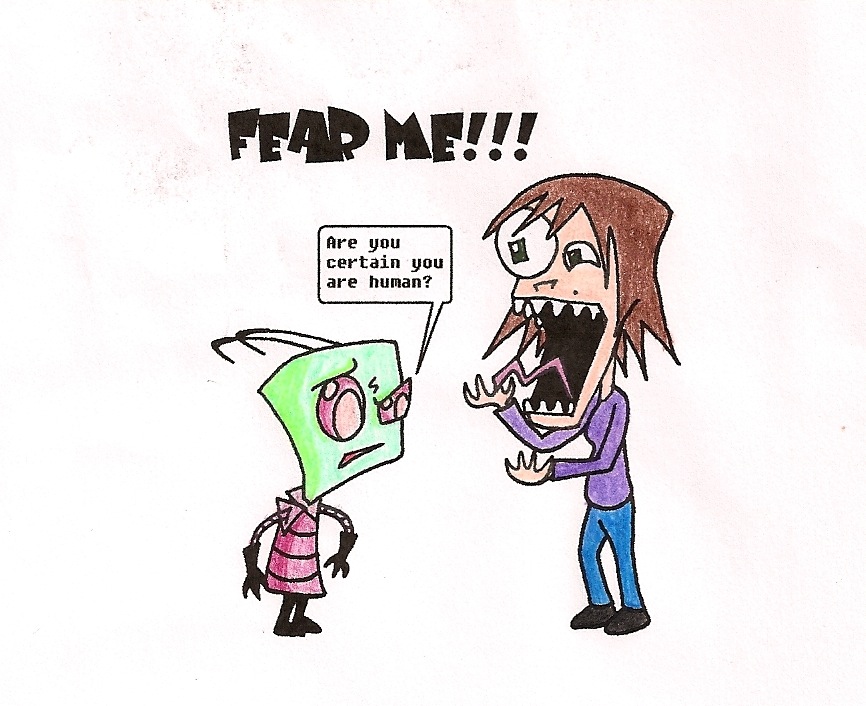 Zim Fears Me by Misachi-Chan