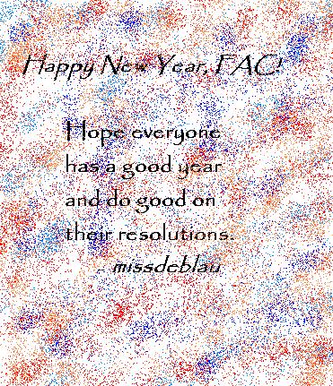 "Happy New Year, FAC!" by Missdeblau