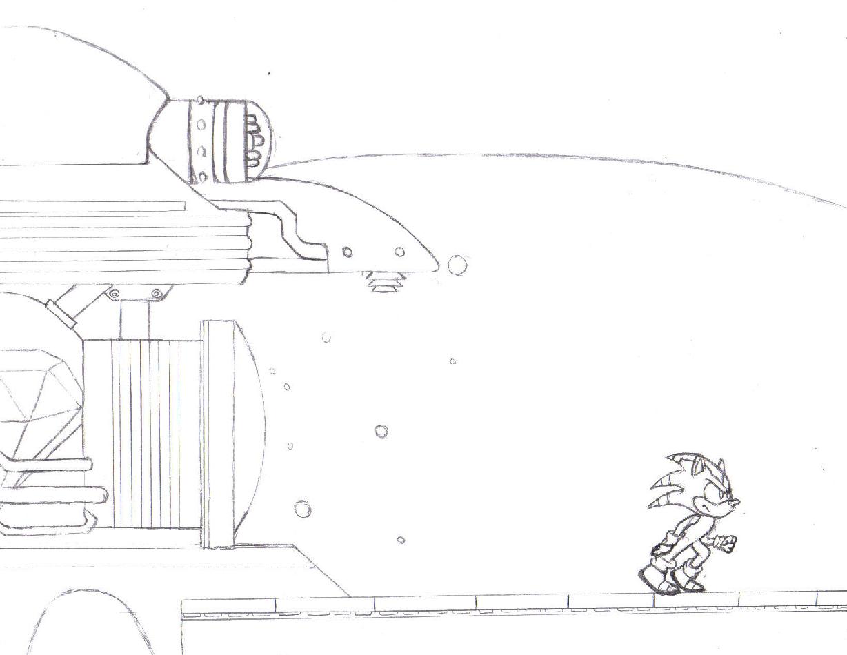 Blain vs. Robotnik -sketch- by MitchellP