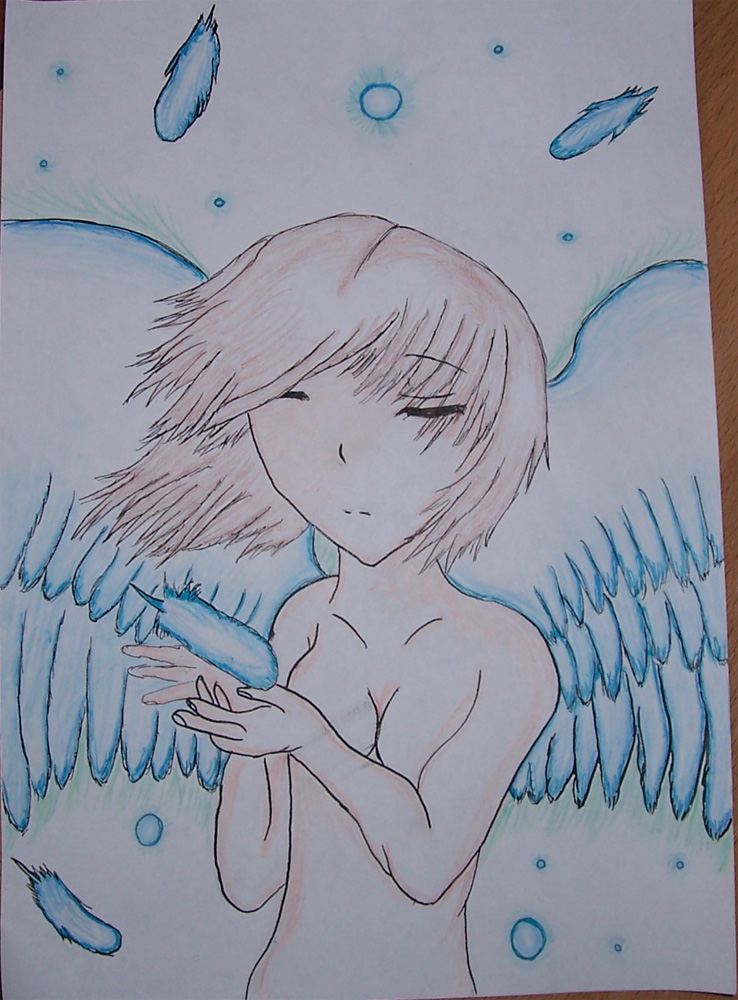 Blue Winged Angel by Miyu-chan