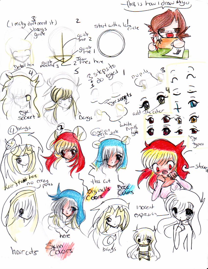 how to draw miyu by MiyuMotou