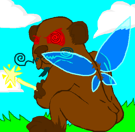 Bear Butt Fairy by MizDoom