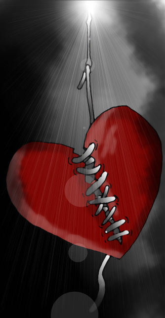 Stitched Heart by MizDoom