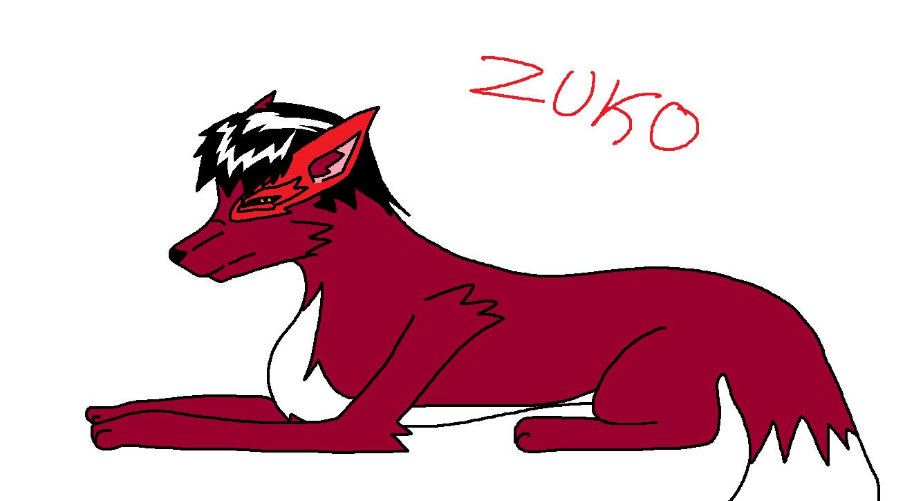 Zuko as a wolf by MizoreXKurumu778