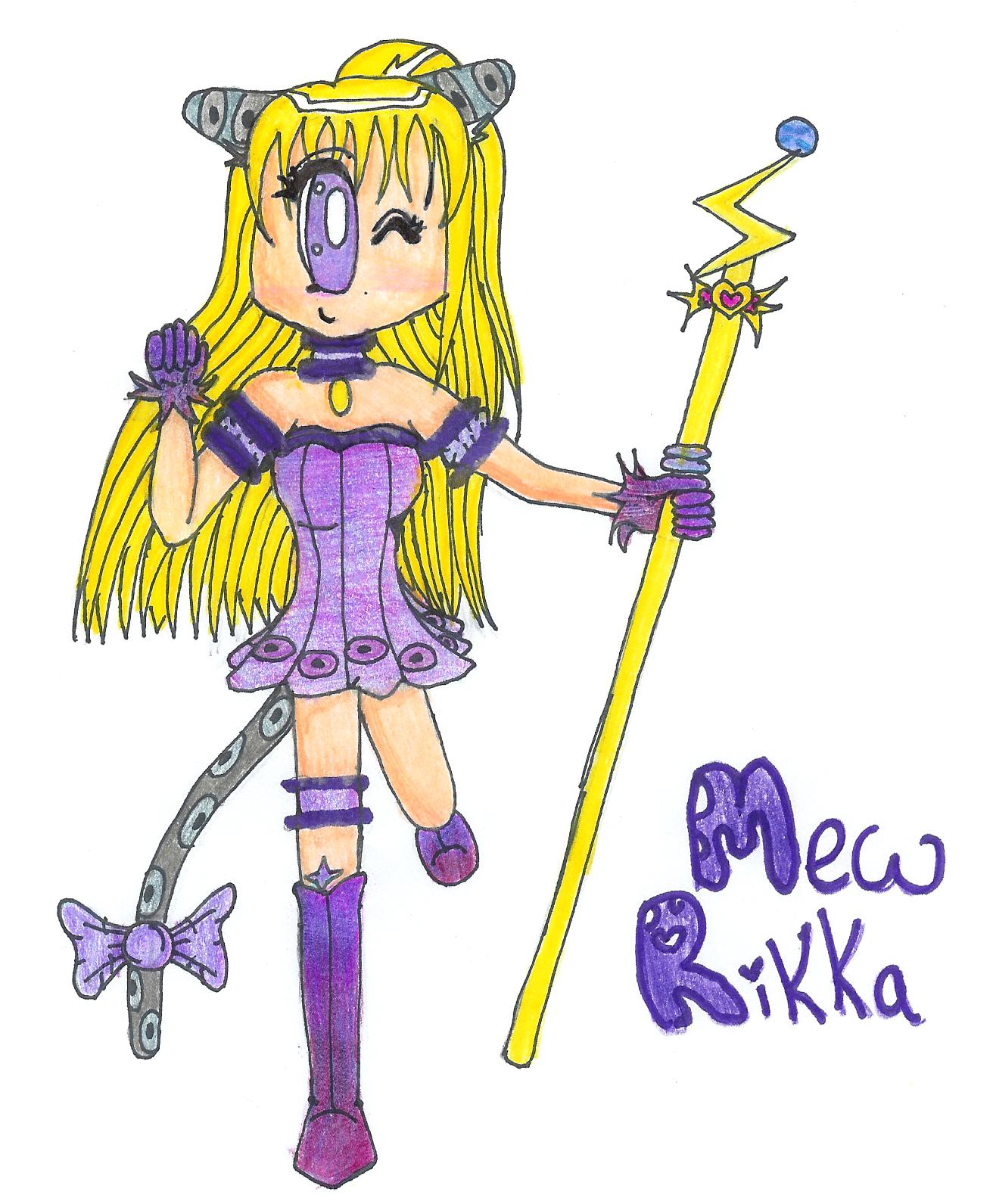 Mew Rikka ~*Request*~ by Mizu_Wolf